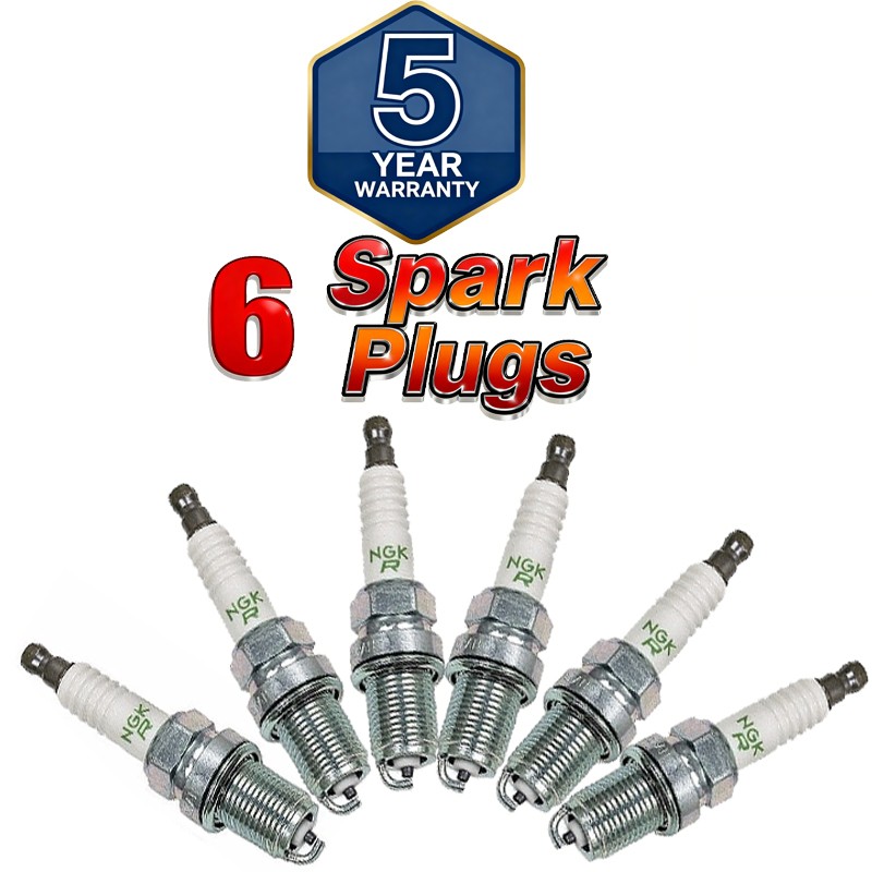 6PCS NGK 2756/ BKR6E11 V-power Spark Plugs For Lexus Acura Chevrolet Kia