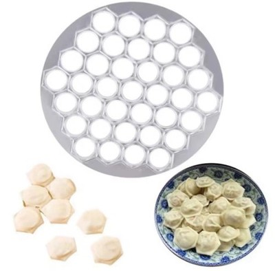 Metal Ravioli Pasta Mold Press 37-Hole Manual Easy Clean Silver pasta maker NEW