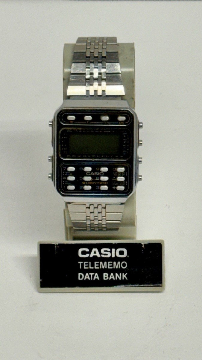 Casio CFX-200 Scientific Calculator Watch Vintage 197 Model, Made in Japan 1983 View 6