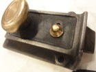 Vintage 2 Night Latch Spring Loaded Deadbolt Door Lock Salvage Patina One Brass — photo 6