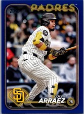 2024 Topps Update Luis Arraez San Diego Padres Base Card Royal Blue NM #US200