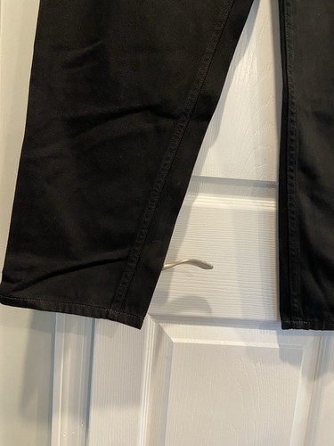L.L. Bean Size 16 Original Fit Relaxed Comfort Waist Black Straight Leg Jeans - Picture 6 of 11