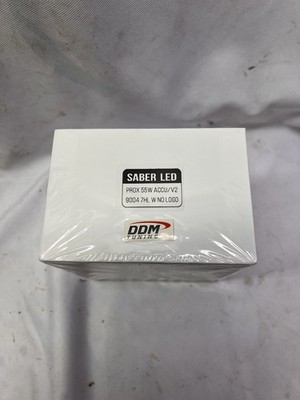 New Sealed DDM Tuning Saber LED ProX 55W Accu V2 LED Kit 9004 7HL No Logo Y1