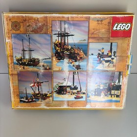 Lego Black Seas Barracuda 6285 Pirate Ship 100% Complete Set 10040 Vintage 21322
