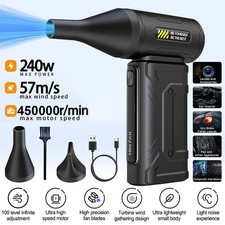 Jet Dry Mini Blower Air Blower Super Fan Turbo Powered Portable 450 000 RPM UK