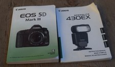 Canon EOS 5D Mark III Digital Camera Instruction Manual / User Guide In English