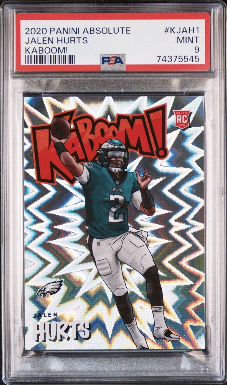 2020 Panini Absolute - Kaboom! Jalen Hurts #K-JAH1 (RC)