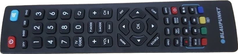 Télécommande originale Blaupunkt B40B133TC pour téléviseur noir