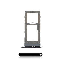 Single Sim Card Tray Holder for Samsung S20 5G, S20 Plus 5G, S20 Ultra 5G BLACK
