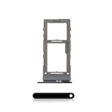Single Sim Card Tray Holder for Samsung S20 5G, S20 Plus 5G, S20 Ultra 5G BLACK