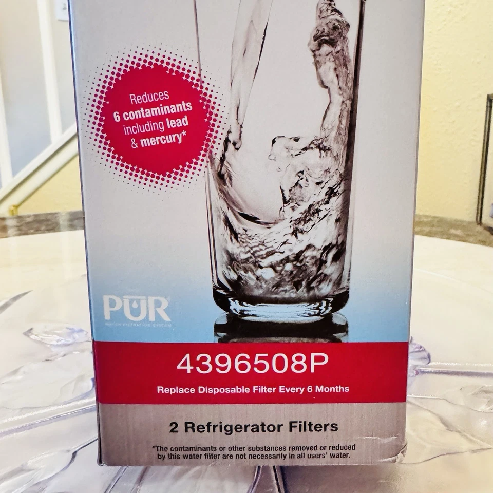 Whirlpool 4396508P Refrigerator Water Filter Genuine OEM PUR 2-pack - Image 3 of 4
