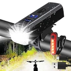 Super Bright USB Led Bike Bicycle Light Rechargeable Headlight &Taillight Set US