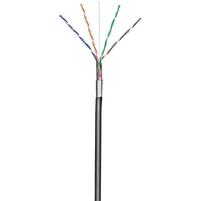 Goobay CAT 5e Netzwerkkabel Outdoor F/UTP 100m Installationskabel PC Netzwerk