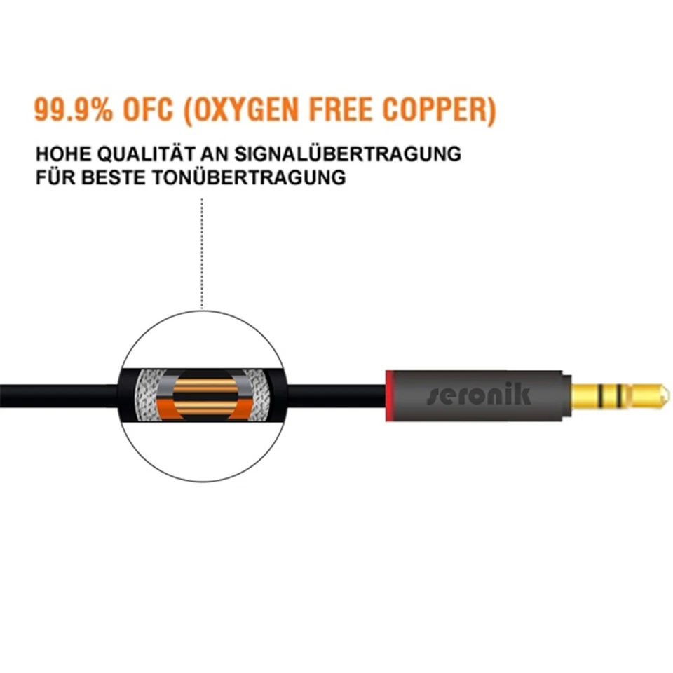 AUX Cable 3.5mm Jack Lead Jack Plug Stereo Audio Car Mobile Phone 1m 2m 5m - Image 3 of 4