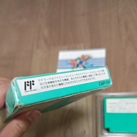 Rockman 5 Blues Trap Famicom FC NES Mega Man Capcom Box Manual NTSC-J used JP