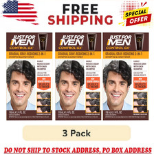Just For Men CONTROL GX Grey Reducing 2in1 4oz 3 pack