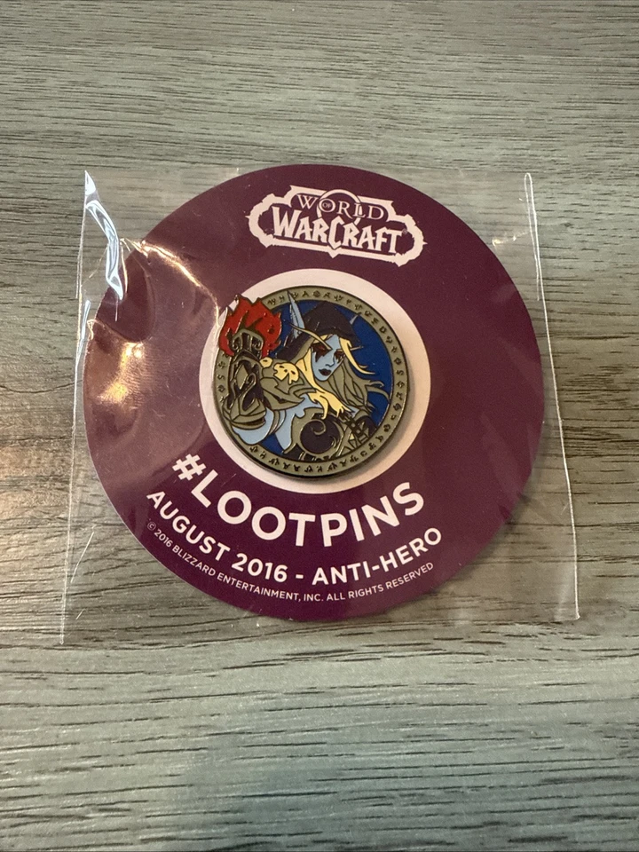 World of Warcraft August 2016 Loot Crate Collectible Pin *NEW* Sealed - Image 2 of 4