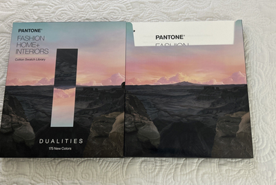 Pantone Fashion Home Interiors Cotton Swatch Library Dualities