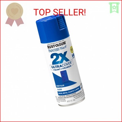 Rust-Oleum 249114 Painter's Touch 2X Ultra Cover Spray Paint, 12 oz, Gloss Deep