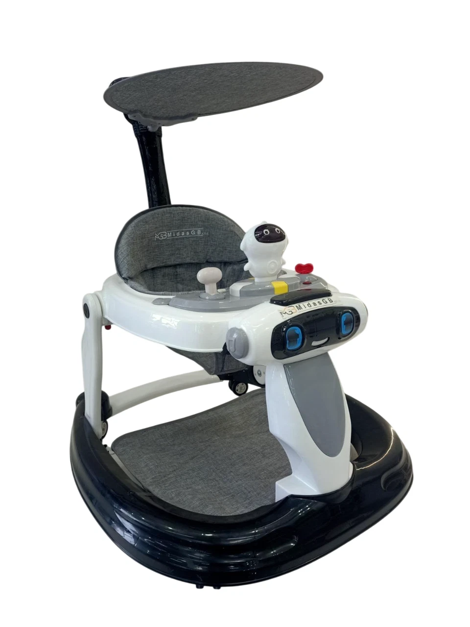 2 in 1 Baby Walker Rocker Bouncer with Music Lights Activity Tray & Sun Canopy
Opens in a new window