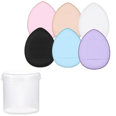 6/10 Pieces Finger Powder Puff Makeup Pads Triangles Powder Puff for Wet Dry Use