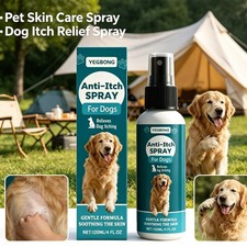 New Aloe Rose Coconut Anti-Itch Pet Skincare Spray For Dogs Hot Spot Relief