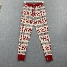 Hanna Andersson Organic Cotton Christmas Reindeer Fair Isle Family Pajama Pant M