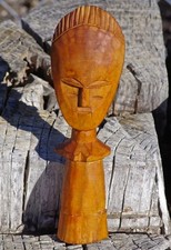 VINTAGE African Tribal Art Ashanti Akuaba Fertility Doll 1970's West Africa