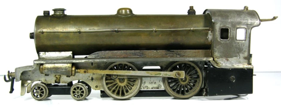 MOTOR LOCOMOTORA TREN DE VAPOR VIVO DÉCADA DE 1910 CALIBRE 1 BING PARA BASSETT-LOWKE Foto 2 de 4