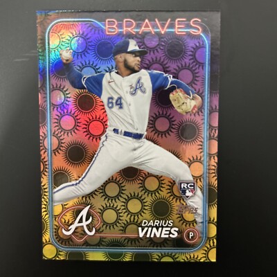 2024 Topps Series 2 Darius Vines Beach Sun Foil SP 10/10