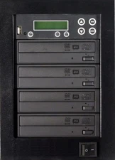 NEW MediaStor #a41 1-3, 3 Target 24X DVD Duplicator, Copy USB Flash Thumb to DVD
