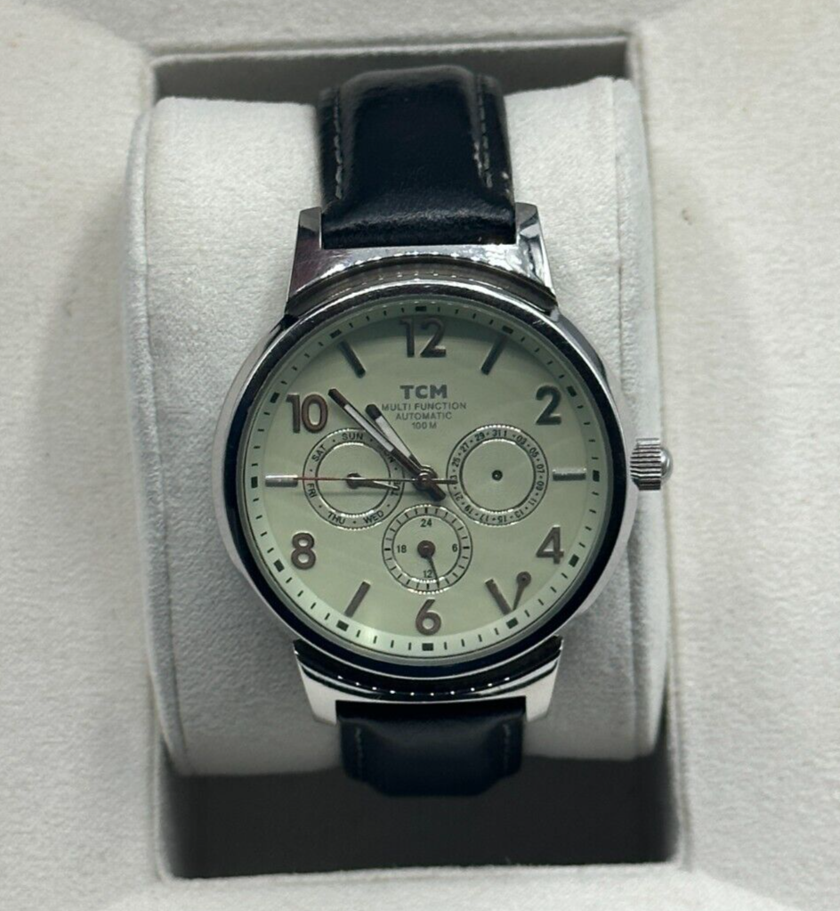 TCM Multi Funktion Automatic 100M CHRONOGRAPH Reloj de Hombre 40mm