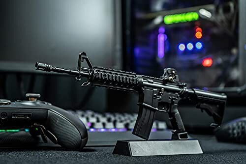 Miniature AR 15 Model Black | 1:3 Scale Diecast Metal Build Kit | eBay