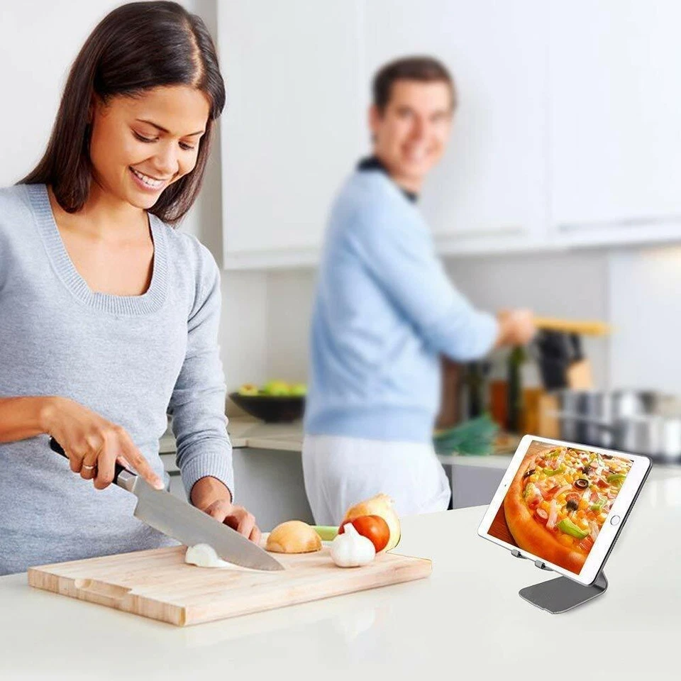 Cell Phone Stand Tablet Switch Aluminum Desk Table Holder Cradle Dock iPhone - Image 4 of 4