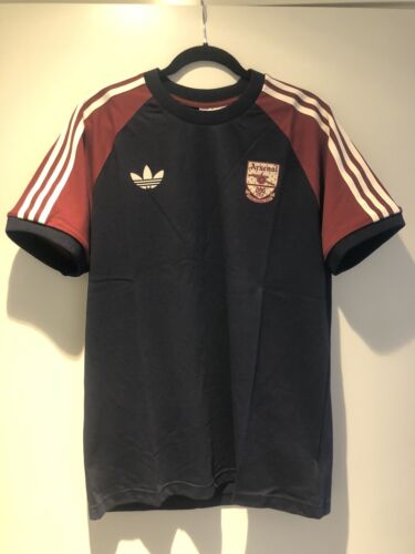 Arsenal FC Adidas OG Originals 3 Stripes Soccer Football Shirt Tee IY0053 Large
