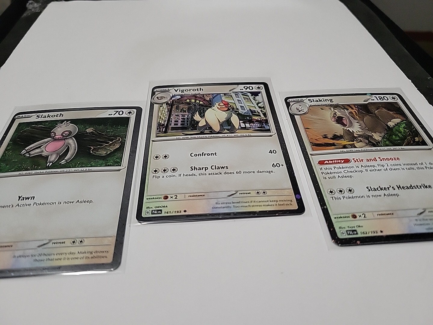 Vigoroth COMBO 160 161 and 163 Cosmos Promo Paldea Evolved Pokémon Card-NM!!