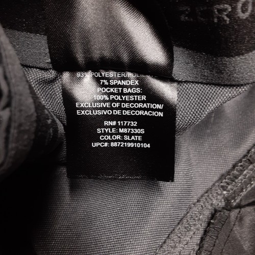 Zeroexposur Mens Performance Chino Shorts Sz.34/Gray-Slate/9" Inseam/Flat Front - Picture 6 of 10