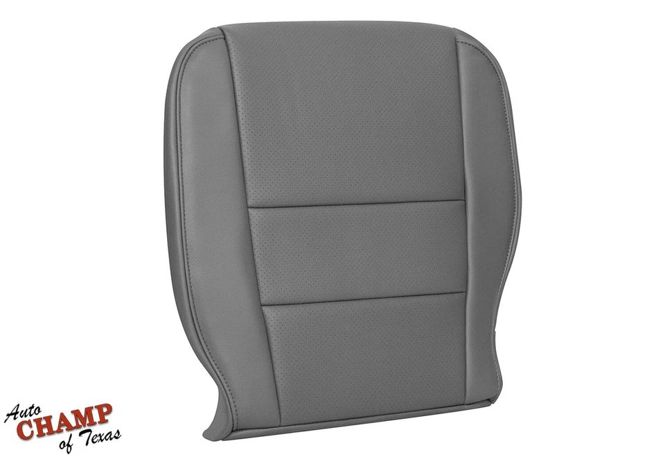2006-2008 Honda Ridgeline 4X4 2WD AWD-Driver Side Bottom Leather Seat Cover Gray - Image 2 of 4