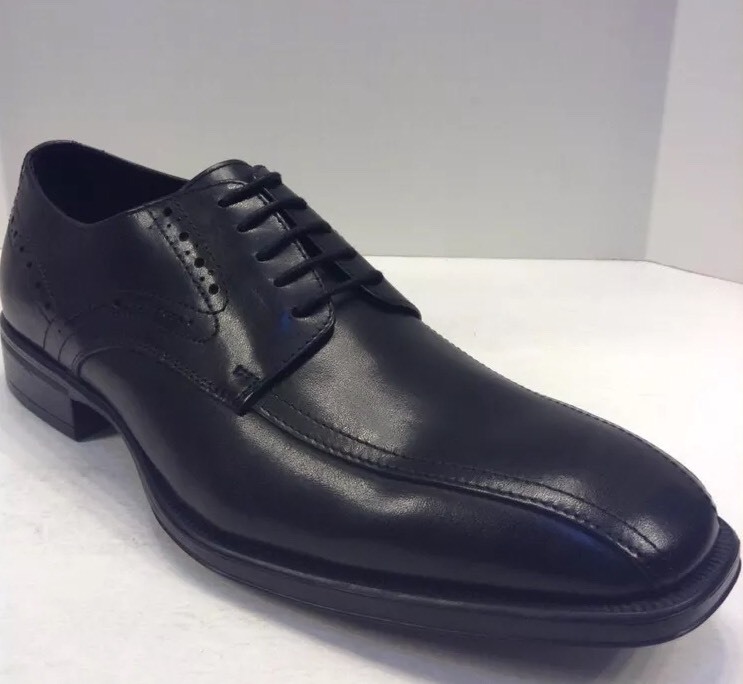 Johnston Murphy Birchett Runoff Lace Black Leather Men 11.5  display picture 2