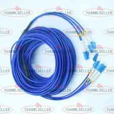 Indoor Armored Cable Single-Mode LC-LC 4 Strand 9/125 Fiber Optic Patch Cord 5M