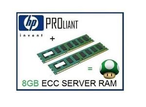 8 Go 2x4gb Ddr3 Ecc Memoire Ram Mise A Niveau 4 Hp Proliant Ml310e Gen8 G8 V2 Serveur Ebay