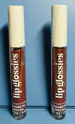 *NEW* MAGNETIC MOCHA ~ 2PK ~ LIP GLOSSIES ~ Bath & Body Works ~ SHIPS FREE!