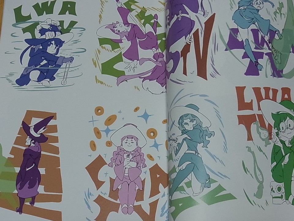 Kengo Saito Little Witch Academia & Idol Master Chihaya Fan Art Book