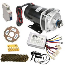 48V 600W Brush Motor Controller 420 Sprocket Kit For Electric ATV Go Kart Quad