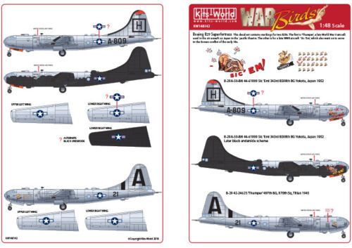 Kits-World Decals 1/48 Boeing B-29A Superfortress # 48142 | eBay