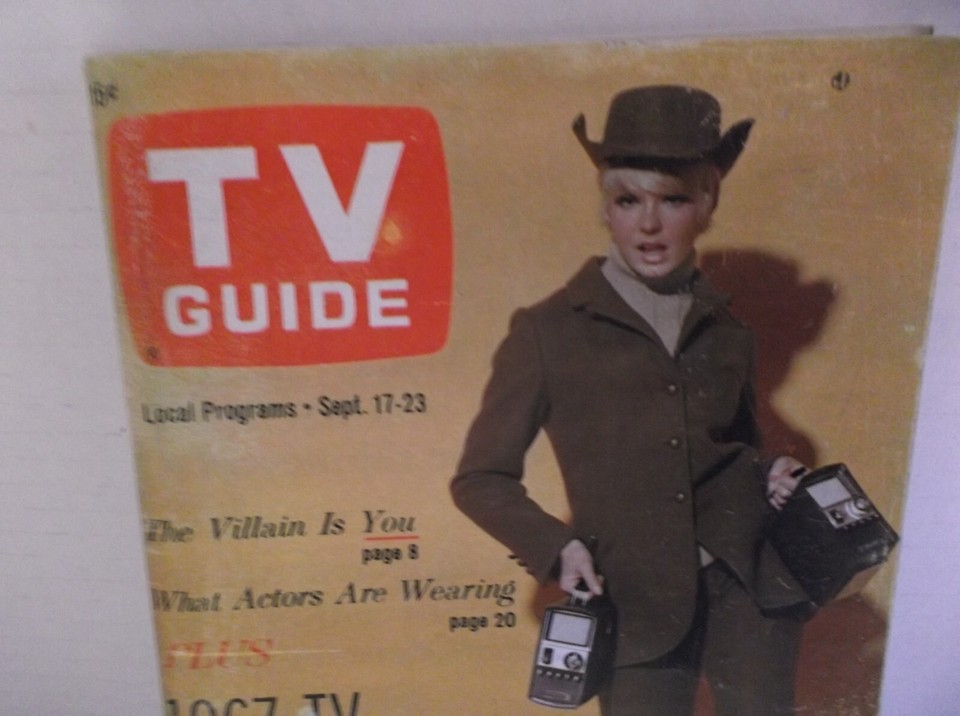 Vintage Local Program TV Guide Joey Heatherton September 1966