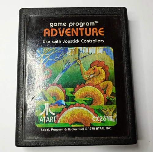 ADVENTURE ATARI 2600/7800/2600+ CX2613 Cart only / working PAL Picture Label