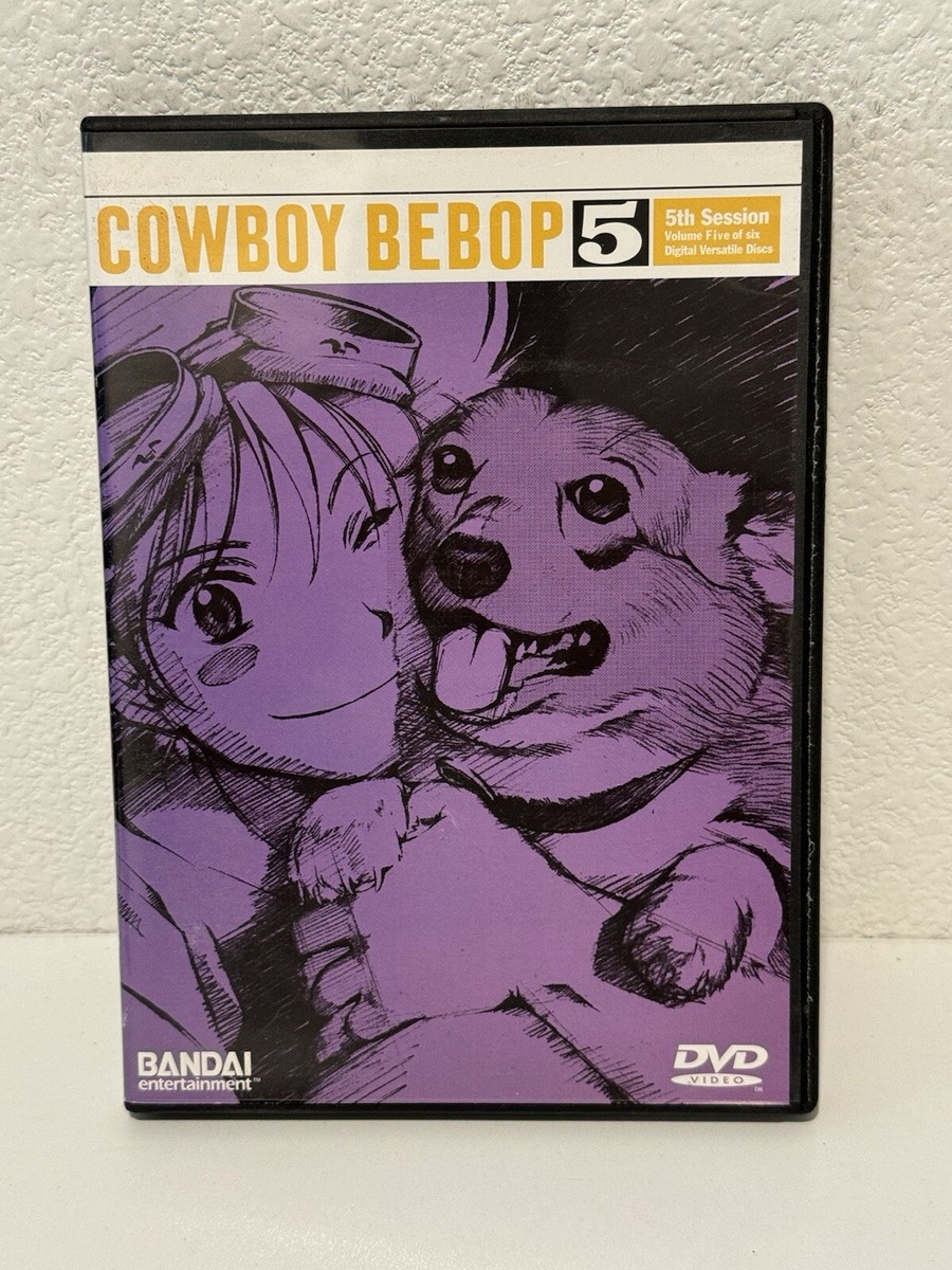 COWBOY BEBOP 5th DVD Box ➕Session#0 Cowboy Bebop - Session 5 (DVD, 2000) Vintage Anime CIB Complete W