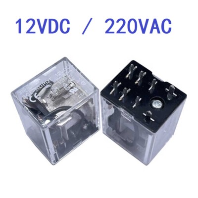 SongChuan Relay SCL-1-DPDT 12VDC 220VAC Relay 10A 8-Pin SCL-1-DPDT Relay 8 Pins