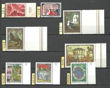 Liechtenstein (1959-2000), partia o 8 różnych wartościach, czysty/MNH